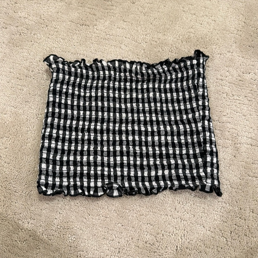Brandy Melville Gingham Tube Top